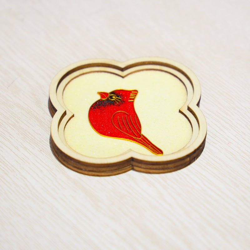 Male Cardinal Refrigerator Magnet