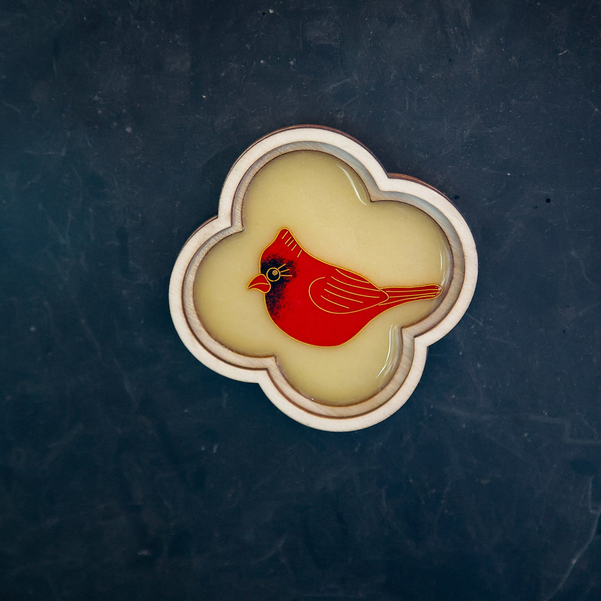 Male Cardinal Refrigerator Magnet