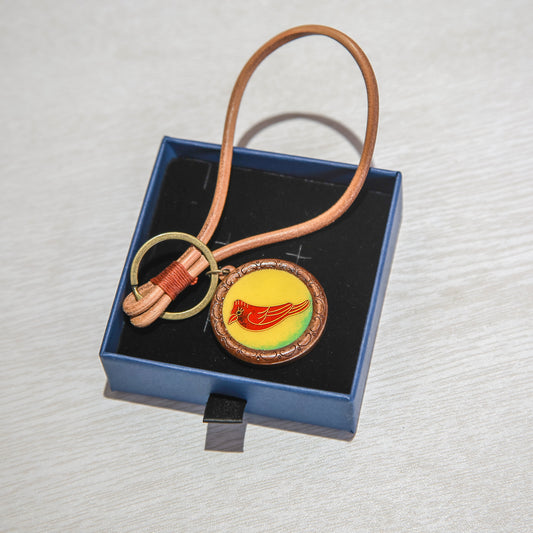 Male Cardinal Keychain