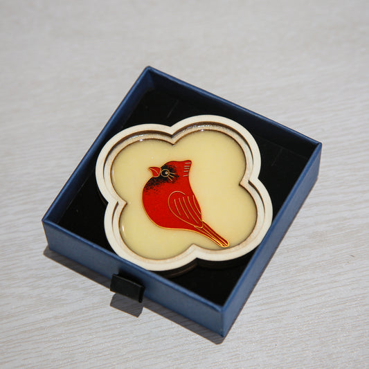 Male Cardinal Refrigerator Magnet