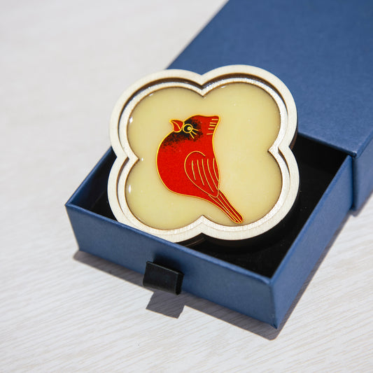 Male Cardinal Refrigerator Magnet